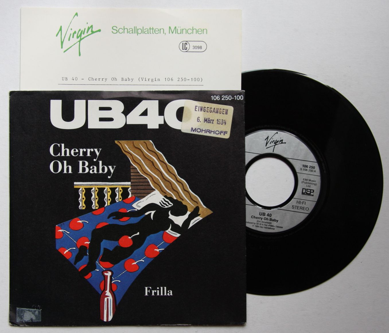 Ub40 Cherry Oh Baby Records, LPs, Vinyl and CDs MusicStack