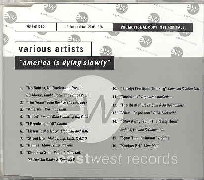 Various Artists - America Is Dying Slowly