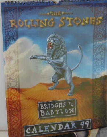 Rolling Stones - Bridges To Babylon Calendar 99