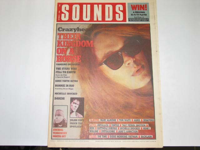 Uk Sounds Magazine 01.10.88 listings