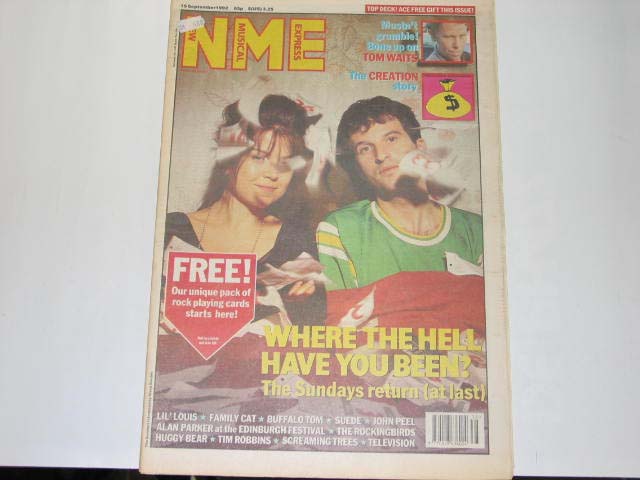 Uk Nme Magazine 19.09.92 listings