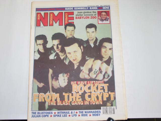 Rocket From The Crypt - Uk Nme Magazine 10.02.96