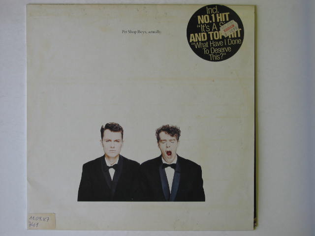 Pet Shop Boys - Actually Record