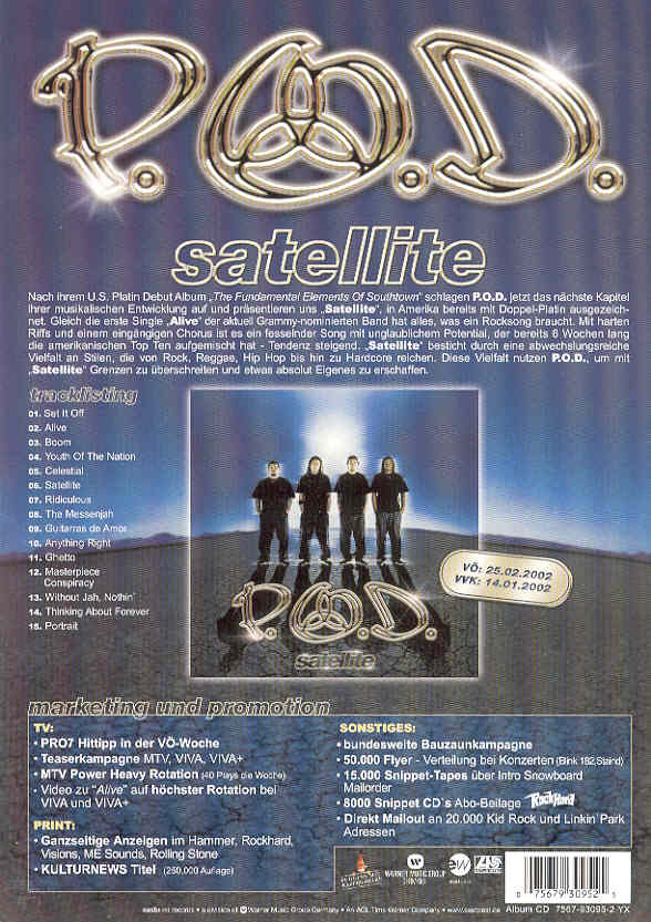 P.o.d. - Satellite EP