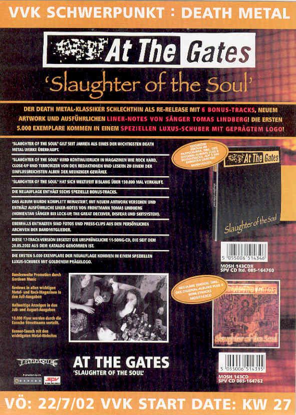 Slaughter Of The Soul listings