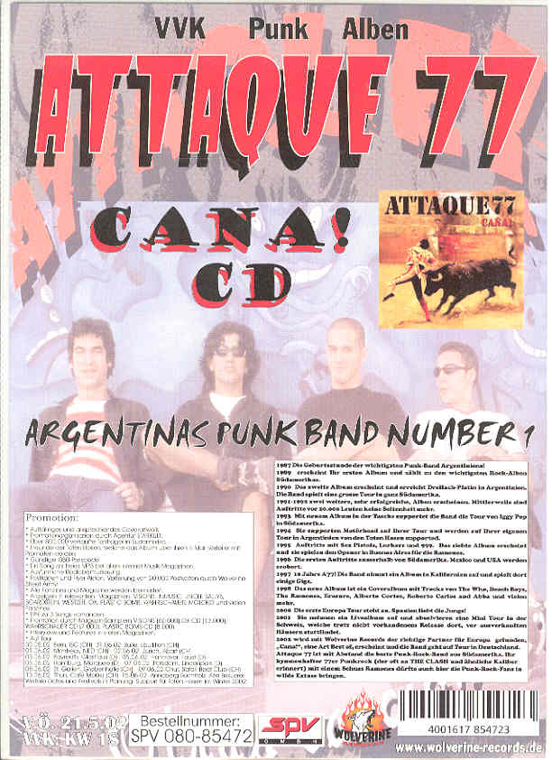 Attaque 77 - Cana!