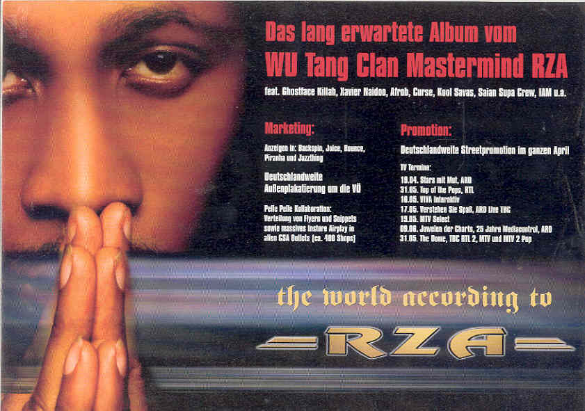 The World According To Rza listings