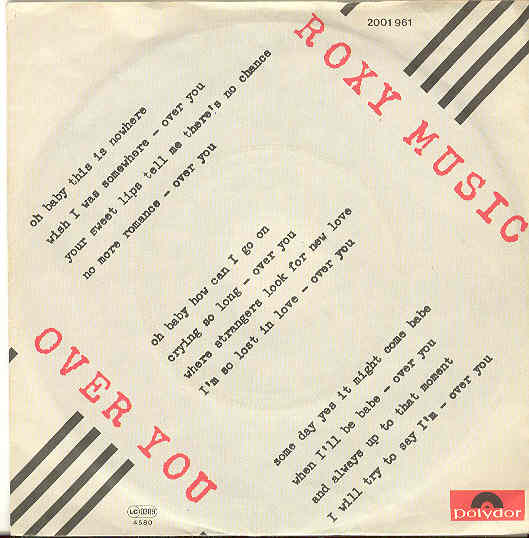 Roxy Music - Over You