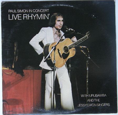 Paul Simon - Live Rhymin' LP