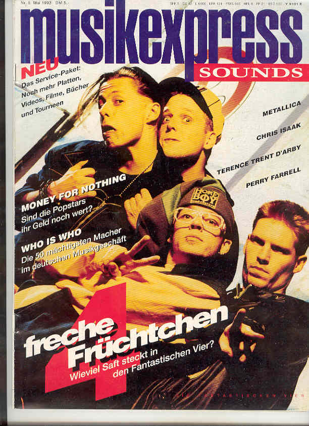 Click for more German Musik Express Magazine listings