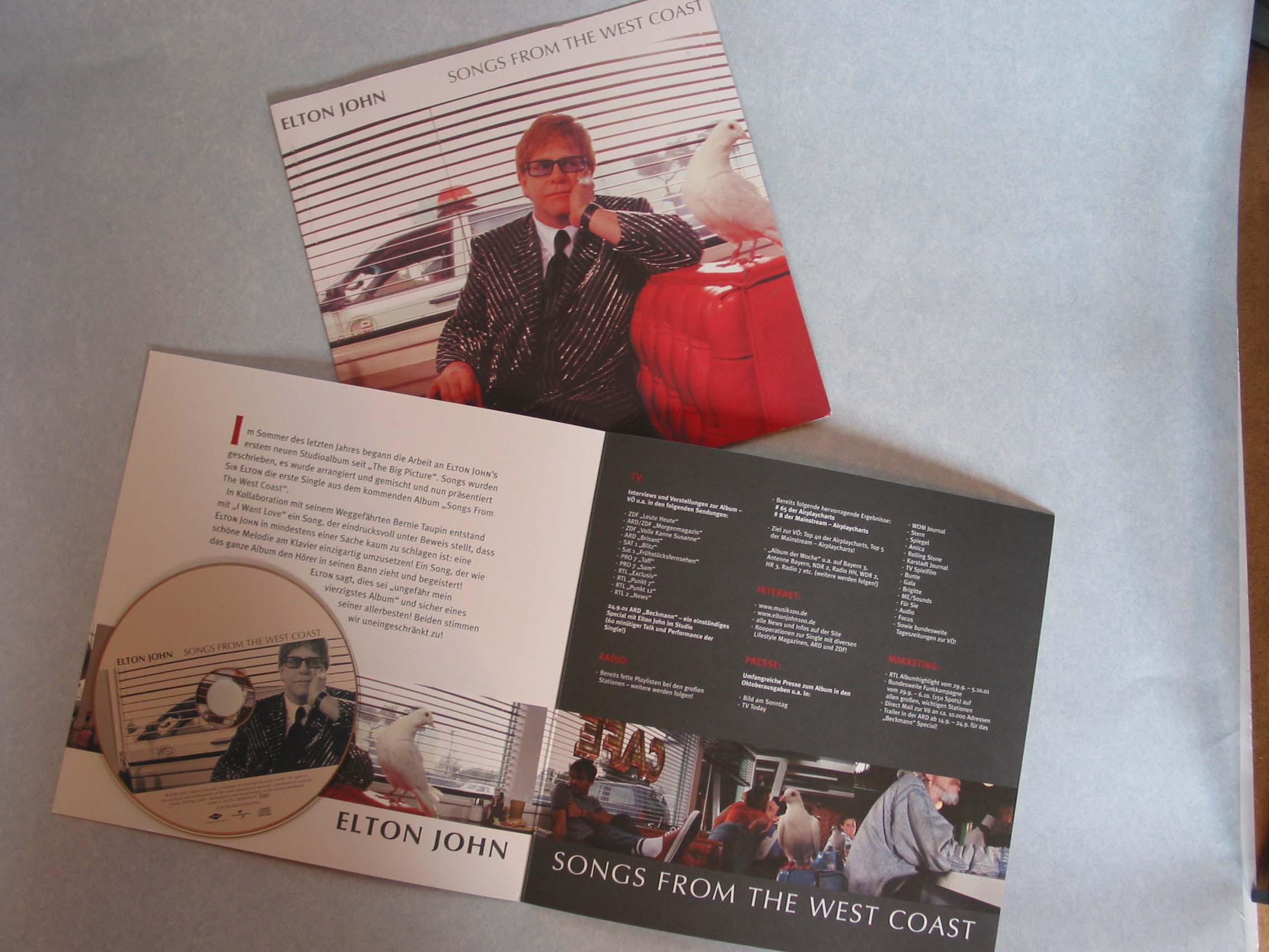 Elton John - Songs From The West Coast Album