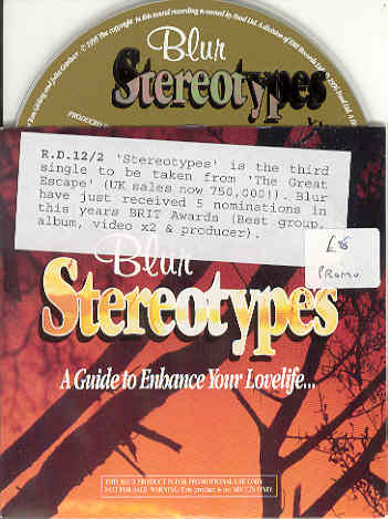 Blur - Stereotypes LP
