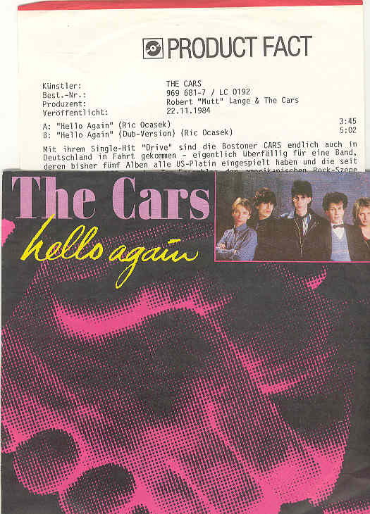 Hello Again - Cars