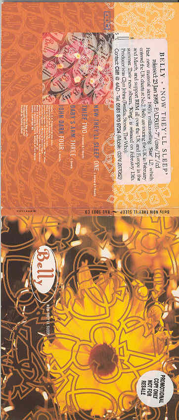 Belly - Now They'll Sleep CD