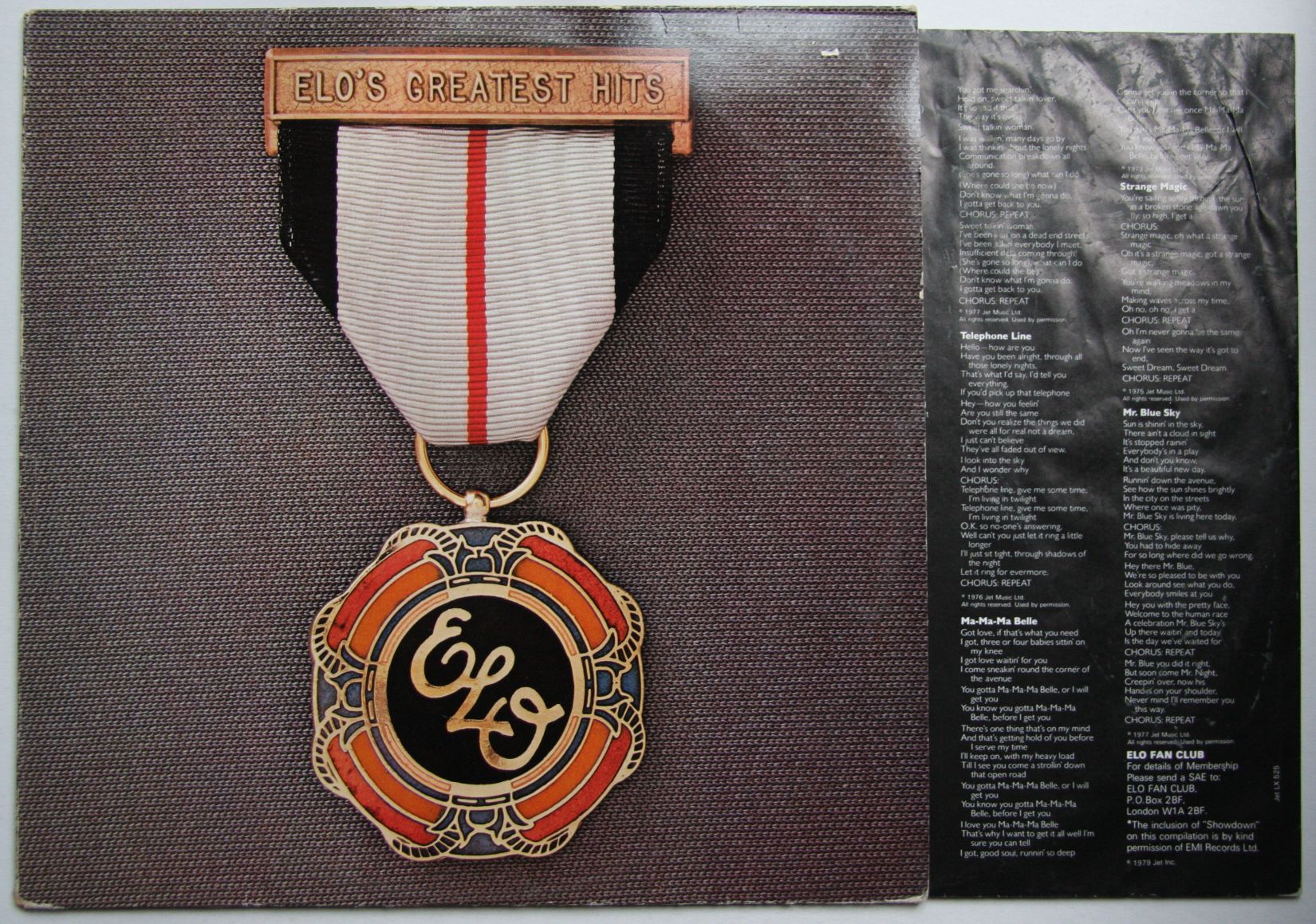 Electric Light Orchestra Elo's Greatest Hits Records, Vinyl and CDs Hard to Find and OutofPrint