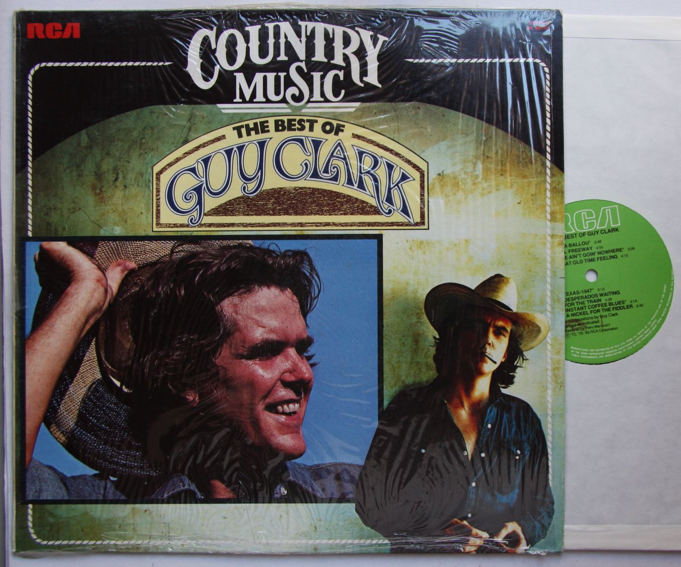 Guy Clark Records, Vinyl and CDs Hard to Find and OutofPrint