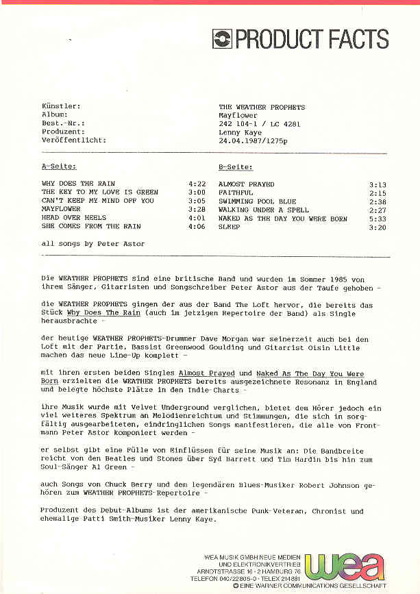 Mayflower listings