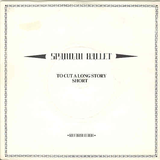 Spandau Ballet - To Cut A Long Story Short