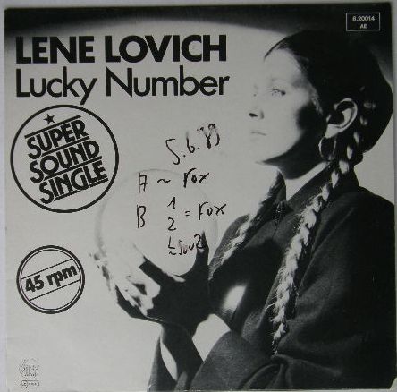 Lene Lovich - Lucky Number LP