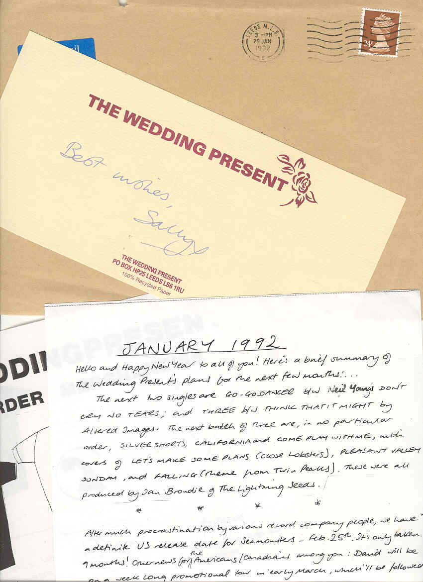 Fan Club Letter
