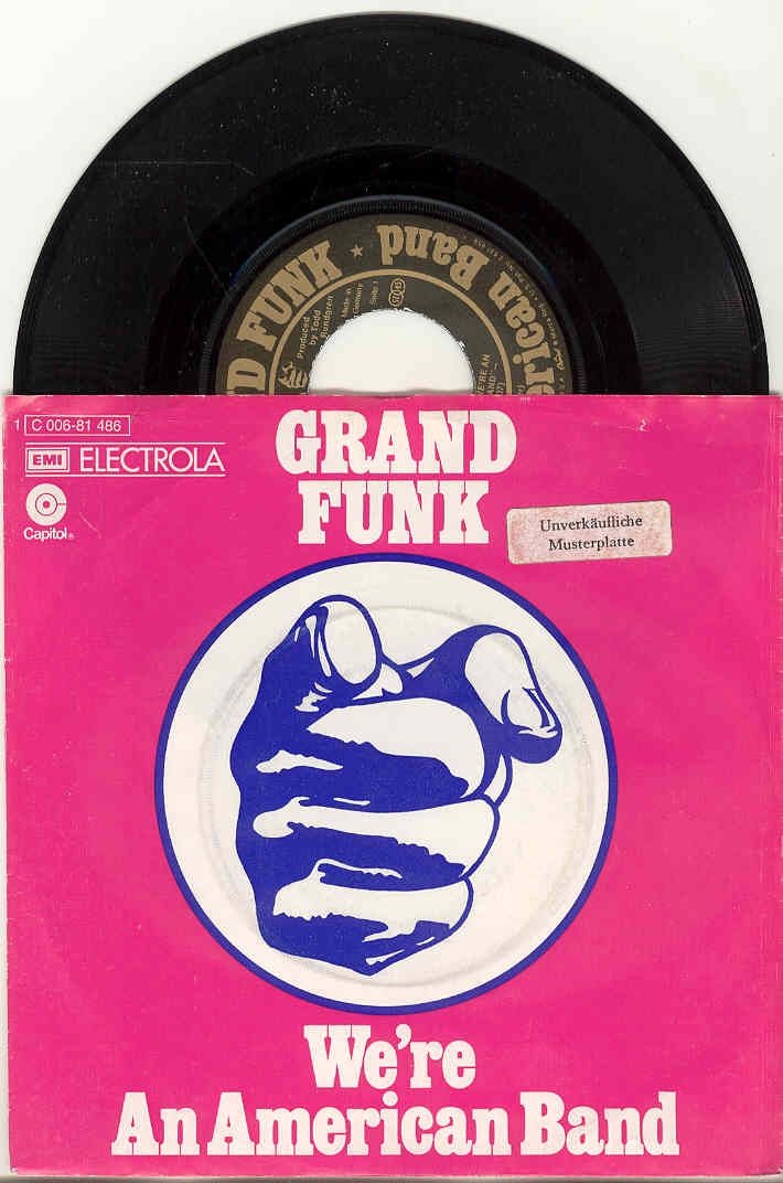 Grand Funk Railroad - We're An American Band LP