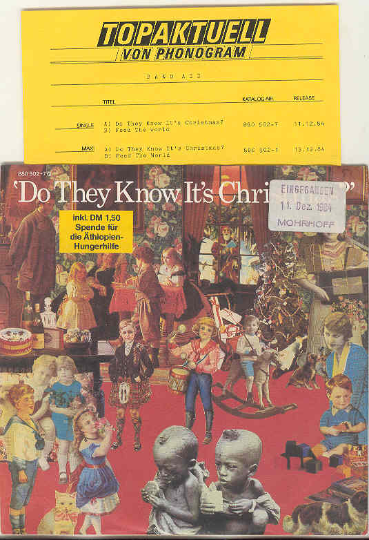 Band Aid - Do They Know It's Christmas LP