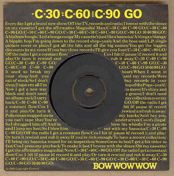 Bow Wow Wow - C-30 C-60 C-90 Go