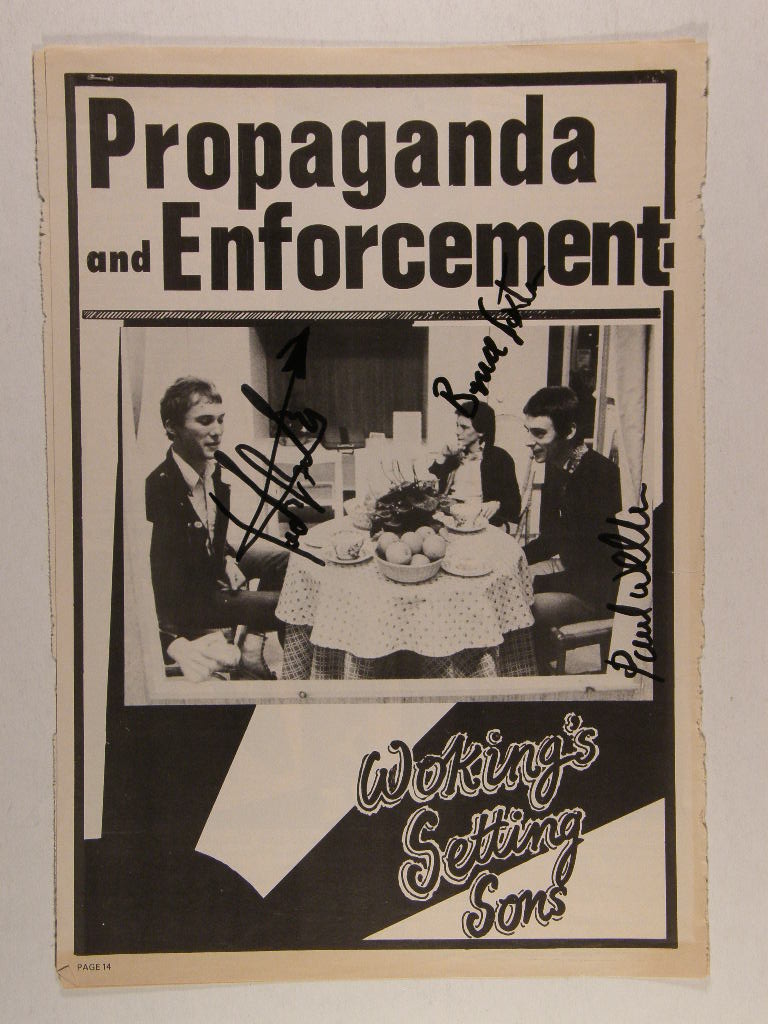 Jam - Original Signed Magazine Cutting