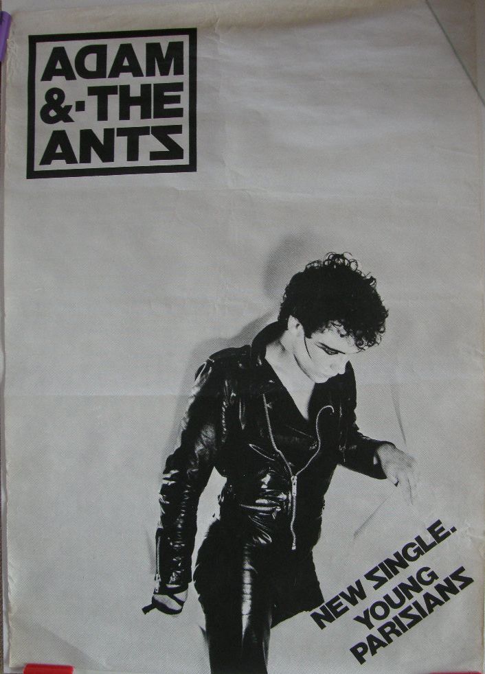 Adam & The Ants - Young Parisians Promo Poster