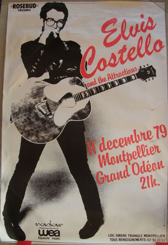 Concertposter Montpellier 1979 listings
