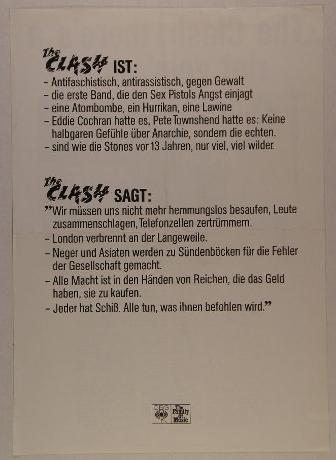 Clash - The Clash Ist / The Clash Sagt