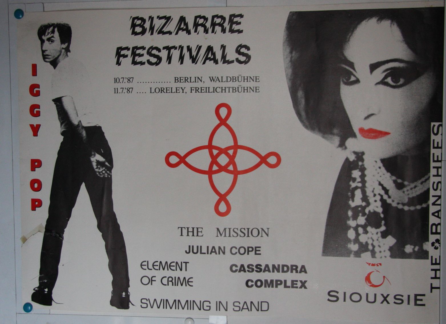 Bizarre Festival 1987 Tourposter