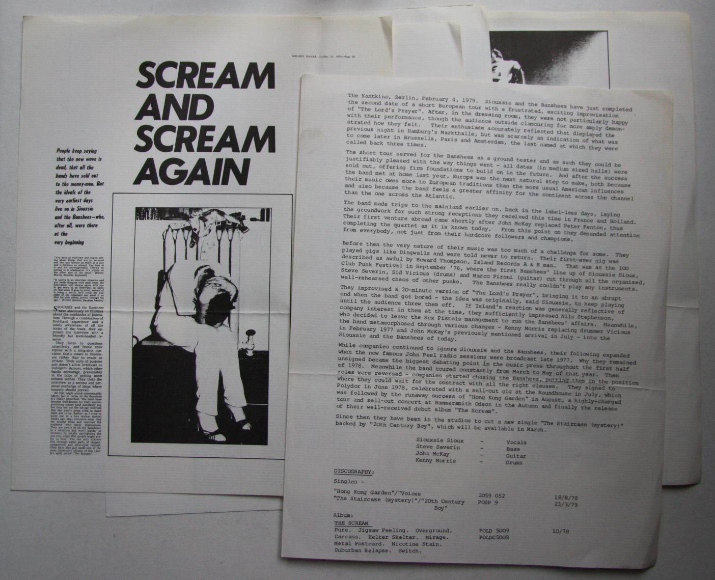 Presskit Uk 1979