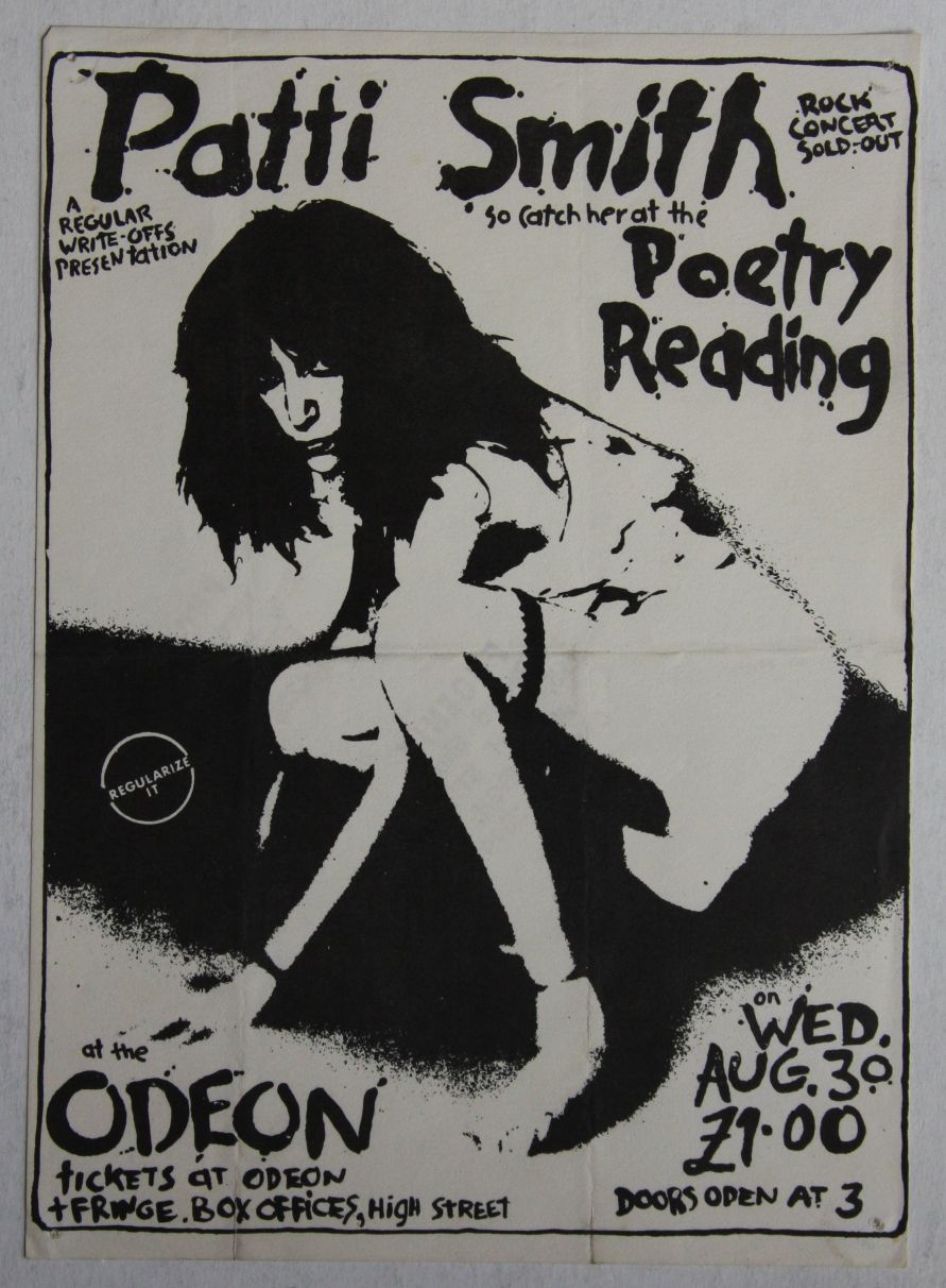 Poetry Reading Flyer 70s