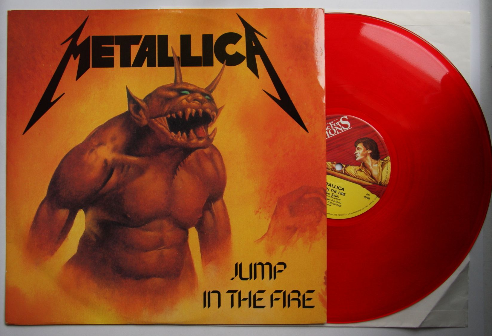 Metallica Jump In The Fire Records, Vinyl and CDs Hard to Find and