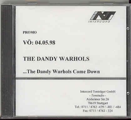 The Dandy Warhols Come Down listings