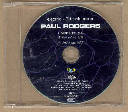 Paul Rodgers - Electric - 3-track Promo