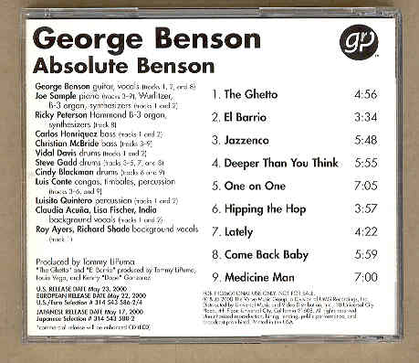 George Benson - Absolute Benson Album