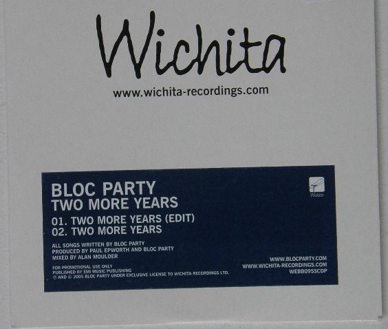 Bloc Party - Two More Years