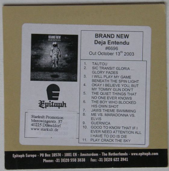 Deja Entendu listings