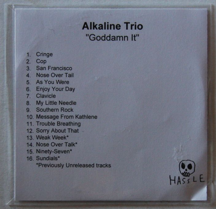 Alkaline Trio Goddamnit Records, Vinyl and CDs Hard to Find and Out