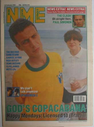 Happy Mondays - Uk Nme Magazine 16.02.91