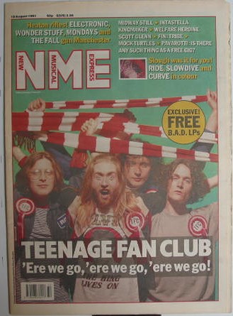 Teenage Fanclub - Uk Nme Magazine 10.08.91