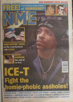 Ice-t - Uk Nme Magazine 13.03.93