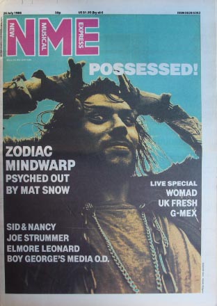 Uk Nme Magazine 26 Jul 1986 listings