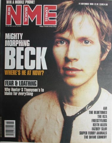 Beck - Uk Nme Magazine 14.11.1998