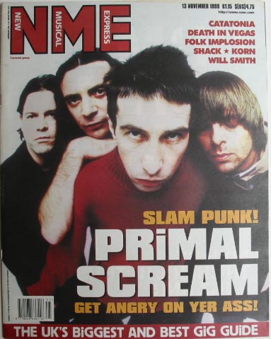 Primal Scream - Uk Nme Magazine 13.11.1999