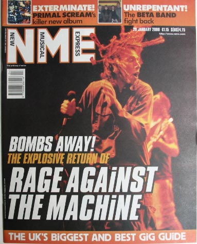 Uk Nme Magazine 29012000 listings
