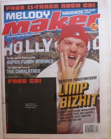 Limp Bizkit - Uk Melody Maker 09.10.1999