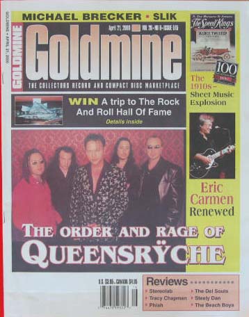 Click for more Goldmine Issue 515, 21042000 listings